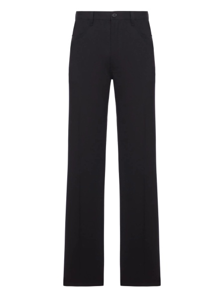 Pantaloni drepti Balenciaga negri