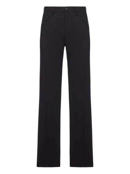 Pantaloni drepti Balenciaga negri