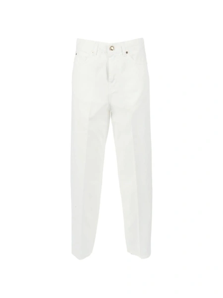 Pantaloni drepti Briglia albi