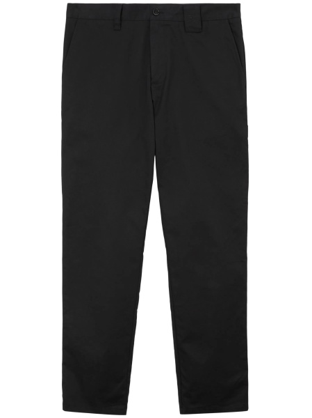 Pantaloni drepti Burberry negri