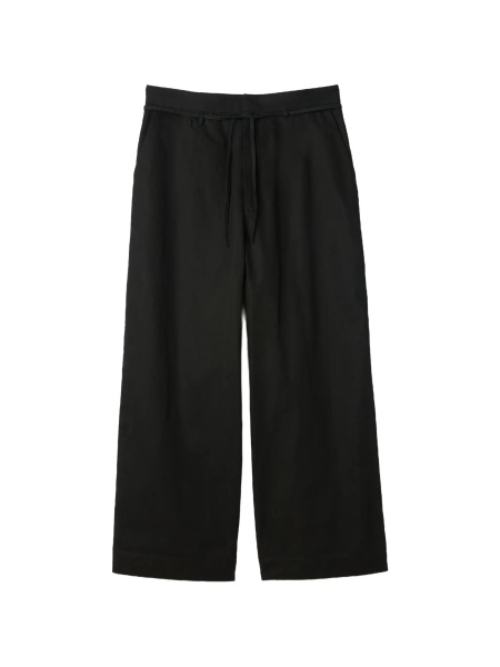Pantaloni drepti JACQUEMUS negri din bumbac