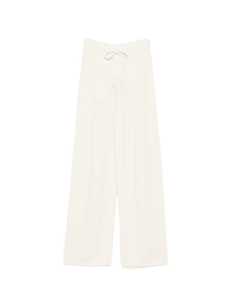 Pantaloni drepti Max Mara albi