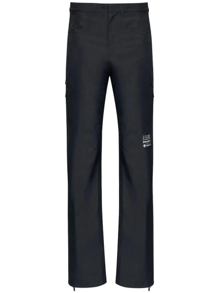 Pantaloni drepti MM6 Maison Margiela negri