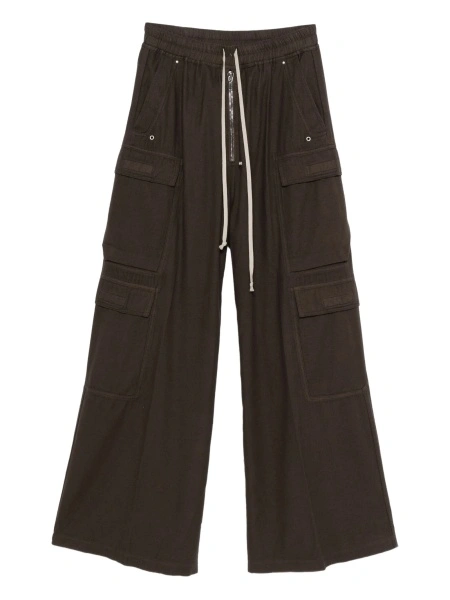 Pantaloni drepti Rick Owens verzi