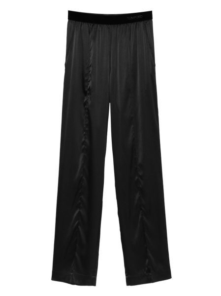 Pantaloni drepti Tom Ford negri