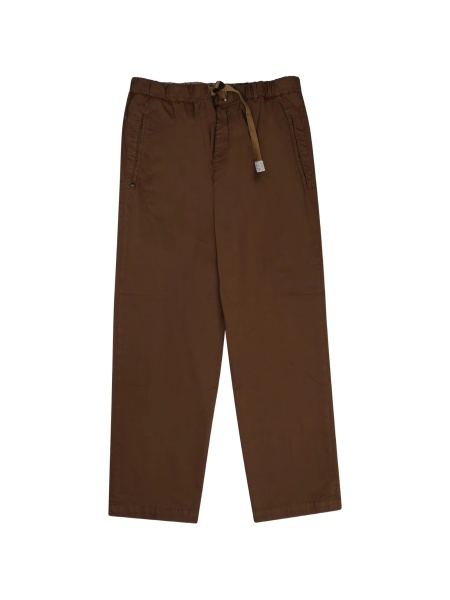 Pantaloni drepti White Sand maro