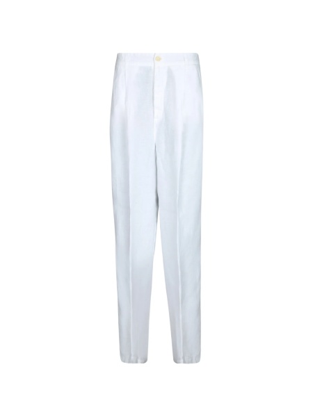 Pantaloni eleganti 120% LINO albi