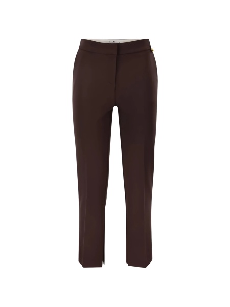Pantaloni eleganti Elisabetta Franchi maro