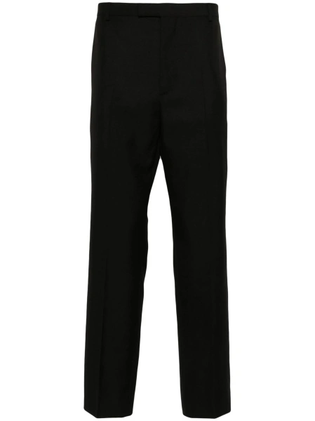 Pantaloni eleganti Gucci negri din lana si polyester
