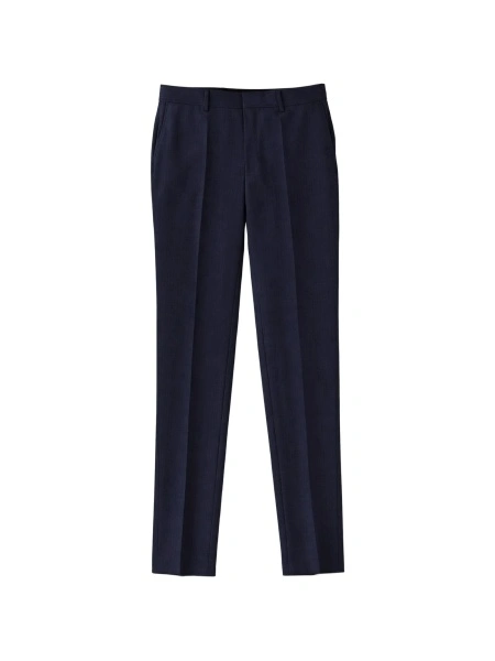 Pantaloni eleganti Hugo Boss albastri