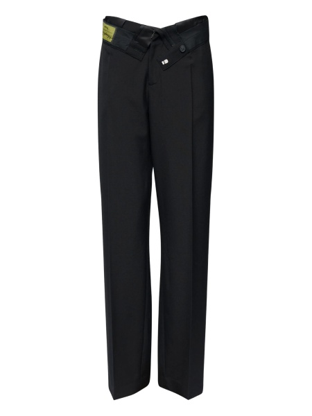 Pantaloni eleganti MM6 Maison Margiela negri