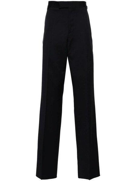 Pantaloni eleganti Vivienne Westwood albastri din lana