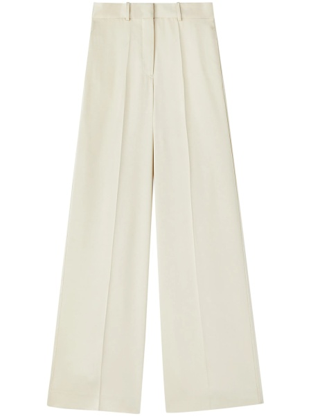 Pantaloni evazati Jil Sander albi