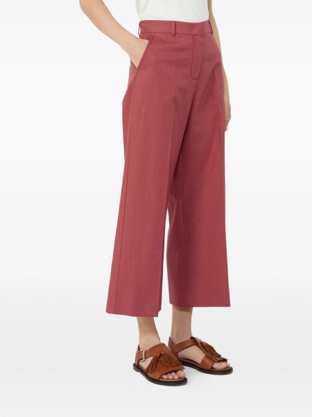 Pantaloni evazati Max Mara roz