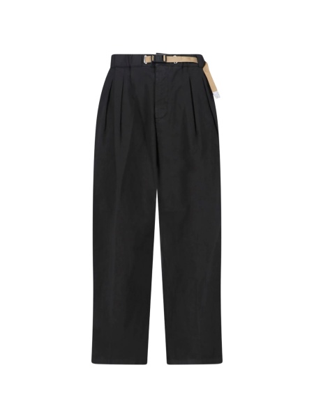 Pantaloni evazati White Sand negri