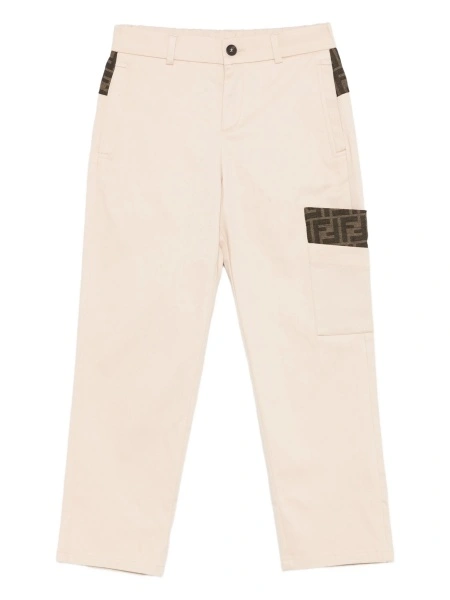 Pantaloni Fendi neutri