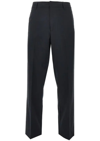 Pantaloni Micro-textured light wool pants