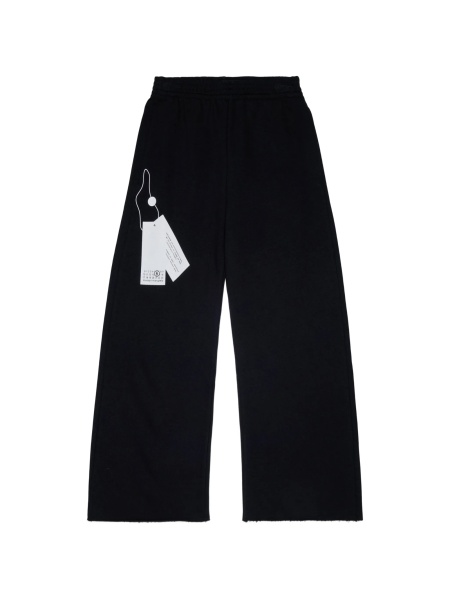 Pantaloni MM6 Maison Margiela negri