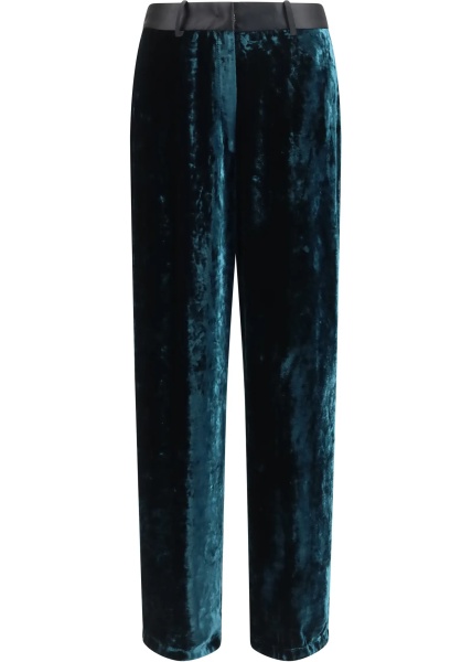 Pantaloni Moiré velvet tuxedo Pants