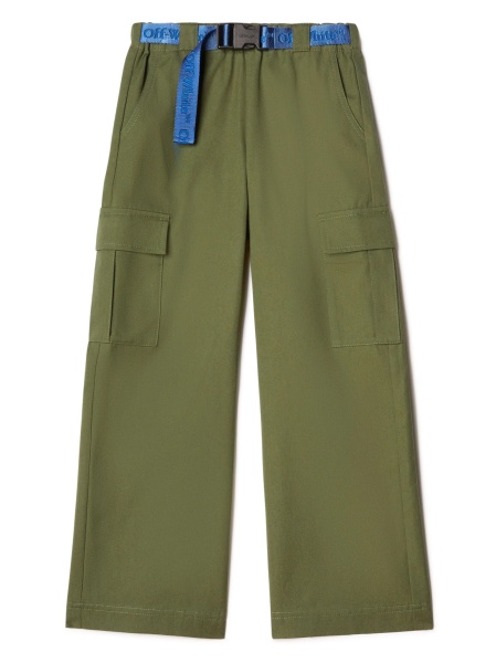Pantaloni Off-White verzi