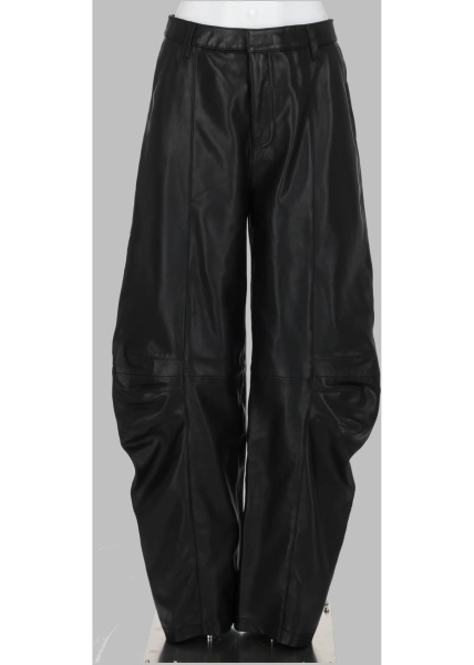 Pantaloni Pantalone Cargo In Pelle
