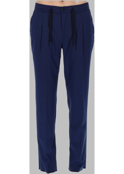 Pantaloni Pantalone In Misto Lana Con Coulisse
