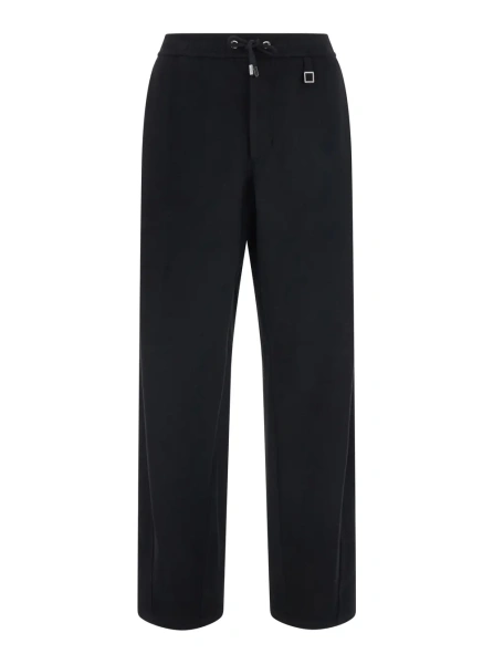 Pantaloni Pants with 100% Polyester and Black color for men