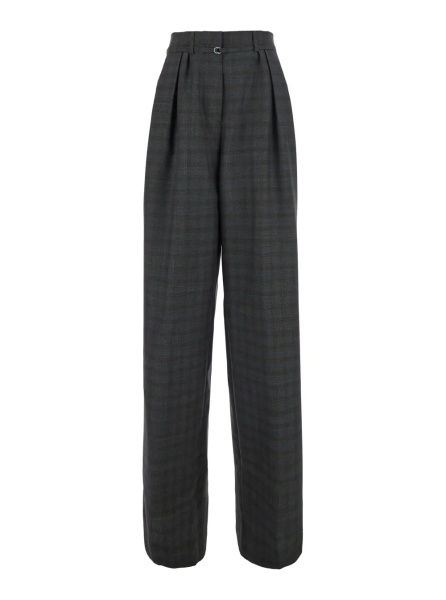 Pantaloni 'PECHA' Brown High-waisted Pants with Striped Motif in for Women