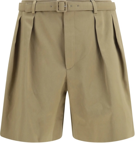 Pantaloni Pleated belt Shorts