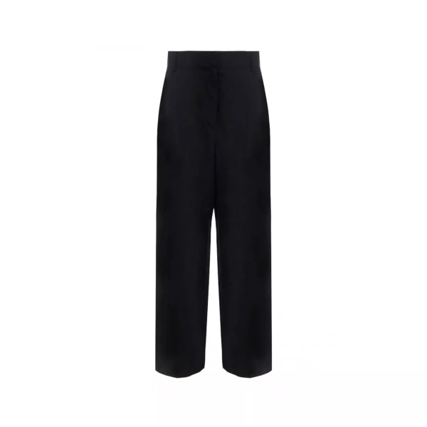 Pantaloni Salvatore Ferragamo Silk And Linen Pants
