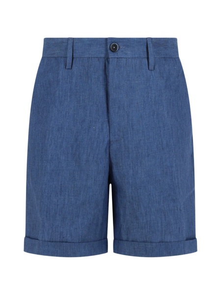 Pantaloni scurti 120% LINO albastri
