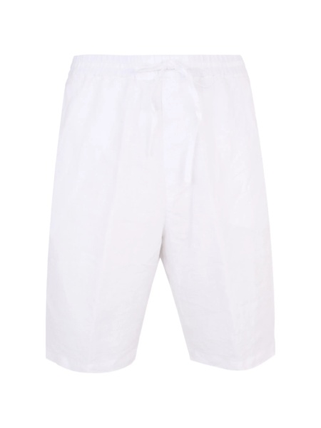 Pantaloni scurti 120% LINO albi