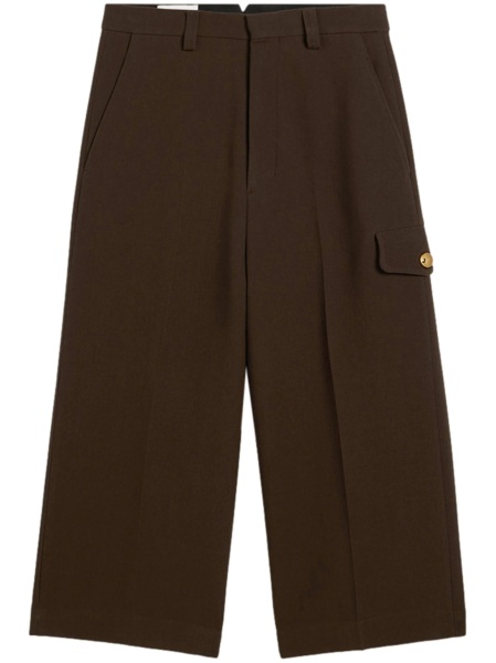 Pantaloni scurti AMI Paris maro