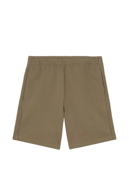 Pantaloni scurti Burberry maro din bumbac