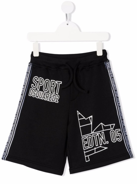Pantaloni scurti DSQUARED2 negri