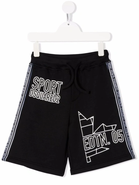Pantaloni scurti DSQUARED2 negri