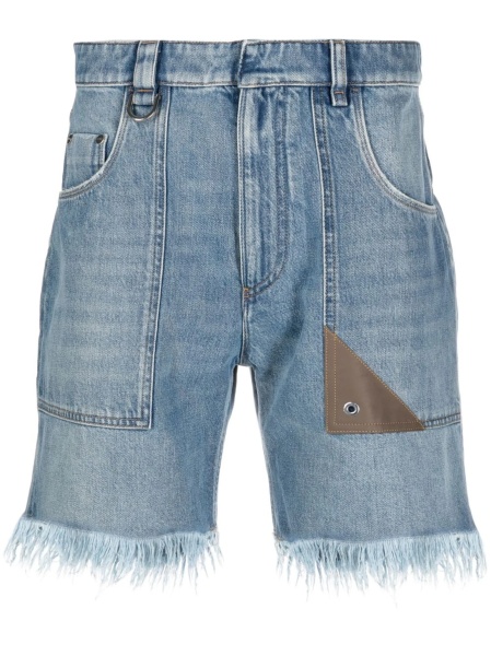 Pantaloni scurti Fendi albastri