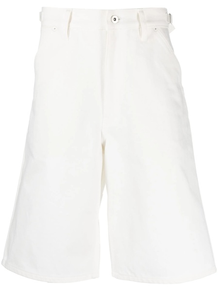 Pantaloni scurti Jil Sander albi