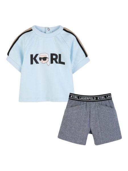Pantaloni scurti Karl Lagerfeld gri