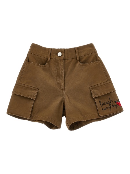 Pantaloni scurti Monnalisa maro