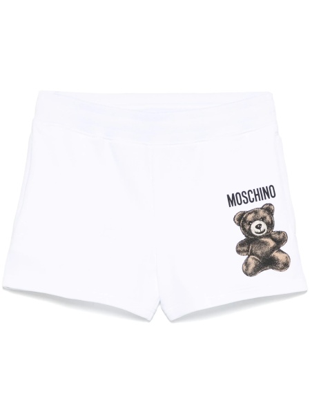 Pantaloni scurti Moschino albi
