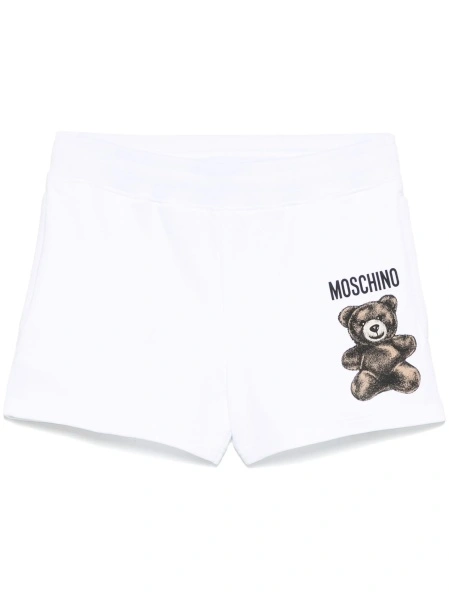 Pantaloni scurti Moschino albi