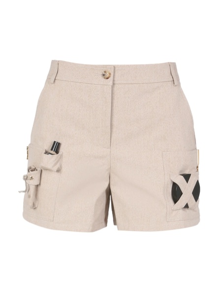 Pantaloni scurti Moschino neutri din bumbac