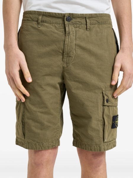 Pantaloni scurti Stone Island verzi