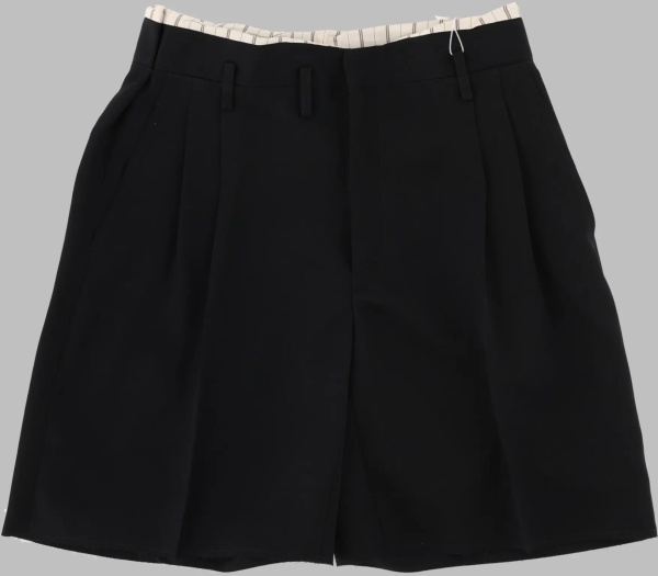 Pantaloni Shorts In Lana