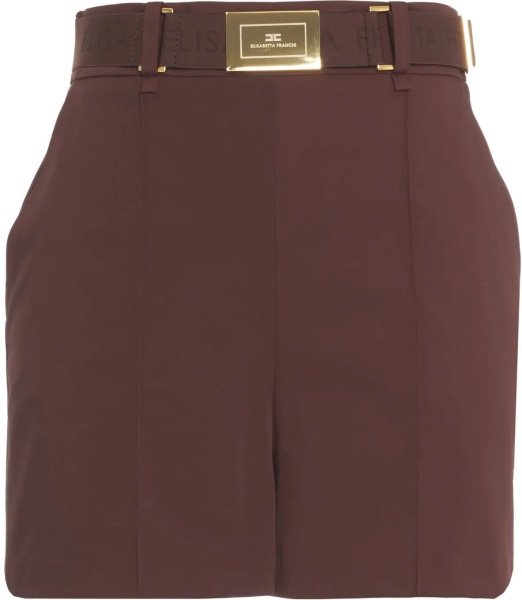 Pantaloni Shorts with logo belt