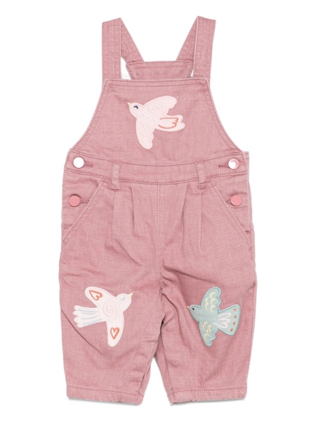 Pantaloni Stella McCartney roz din elastan si bumbac