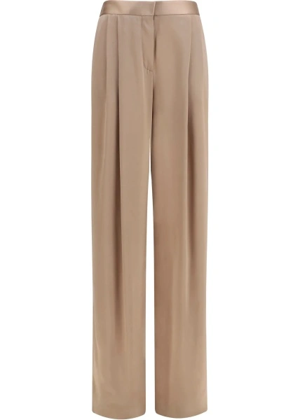 Pantaloni Straight silk Pants
