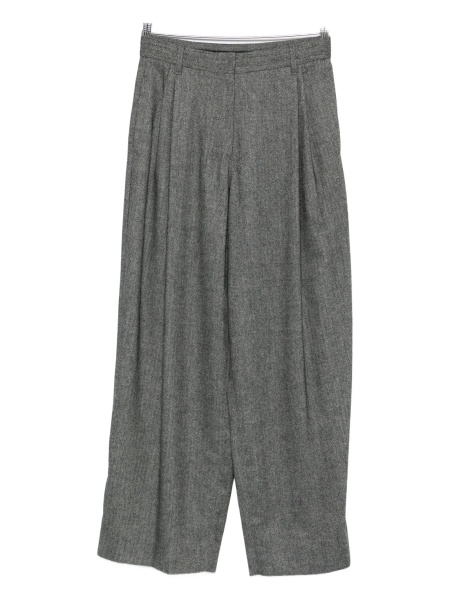 Pantaloni talie inalta Max Mara gri