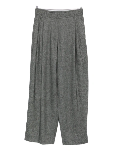 Pantaloni talie inalta Max Mara gri